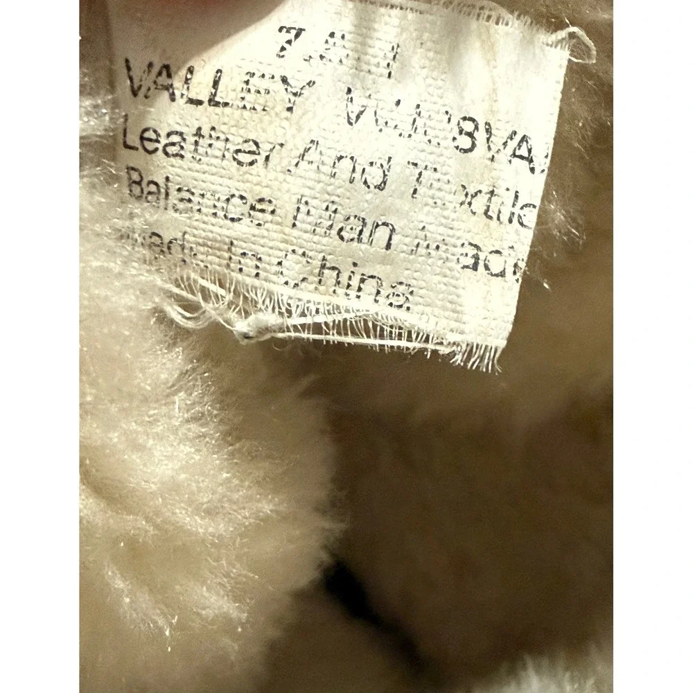 J-41 Valley Brown‎ Leather Waterproof Winter Boots Faux Fur Lining Womens 7.5